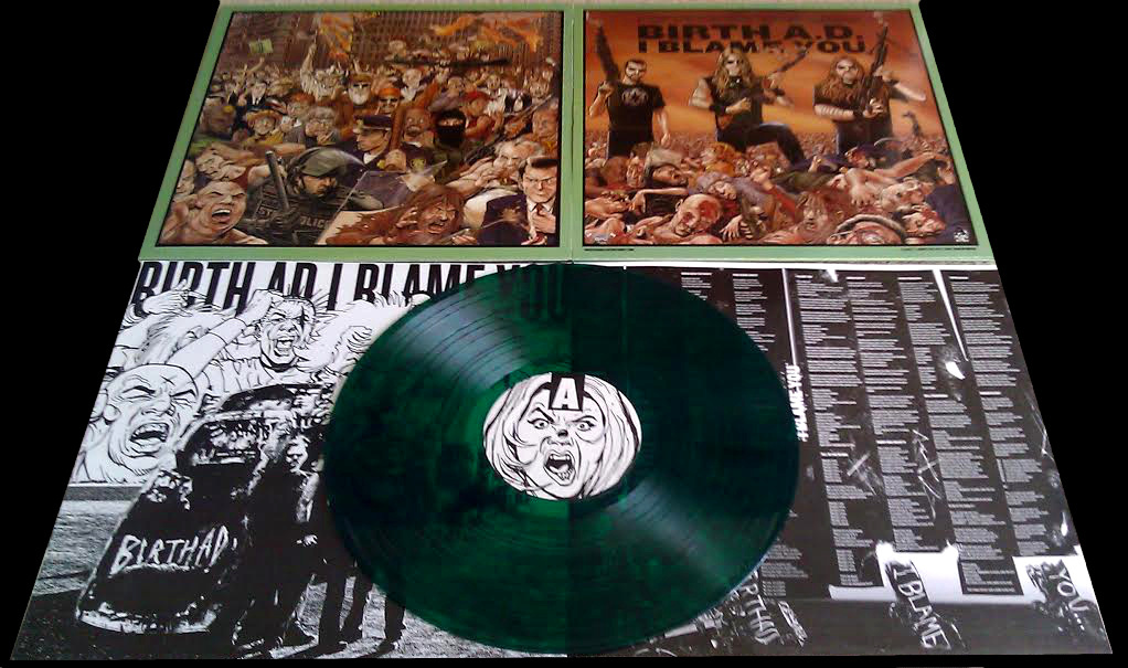 Birth A.D. - I Blame You LP (green splatter vinyl) - Click Image to Close